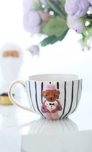 Teddy Boy El yapımı Seramik Kupa 300ml